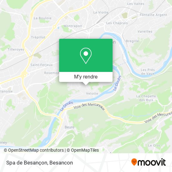 Spa de Besançon plan