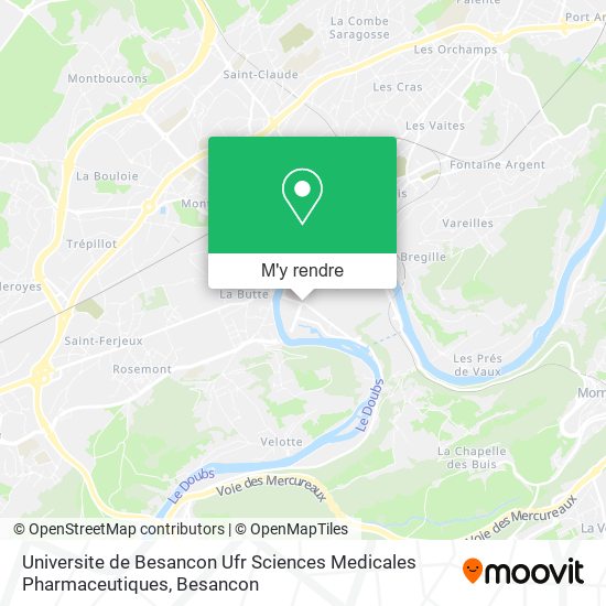 Universite de Besancon Ufr Sciences Medicales Pharmaceutiques plan