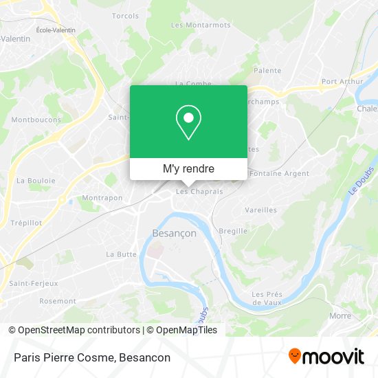 Paris Pierre Cosme plan