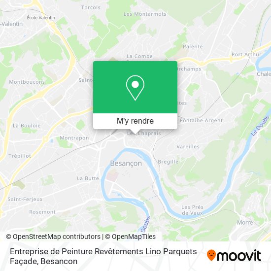 Entreprise de Peinture Revêtements Lino Parquets Façade plan