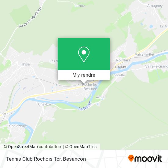 Tennis Club Rochois Tcr plan