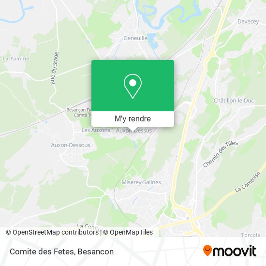 Comite des Fetes plan