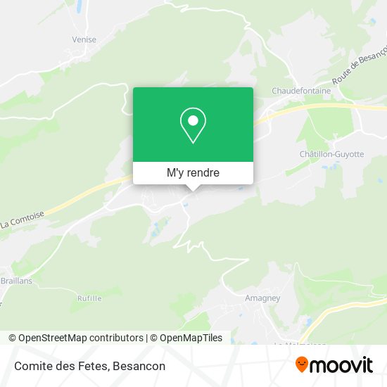 Comite des Fetes plan