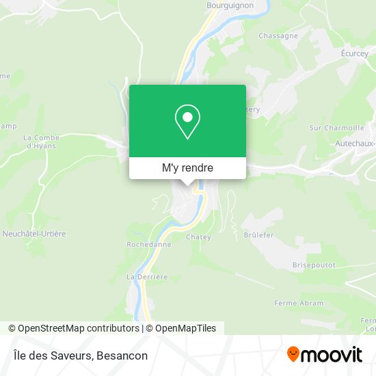 Île des Saveurs plan