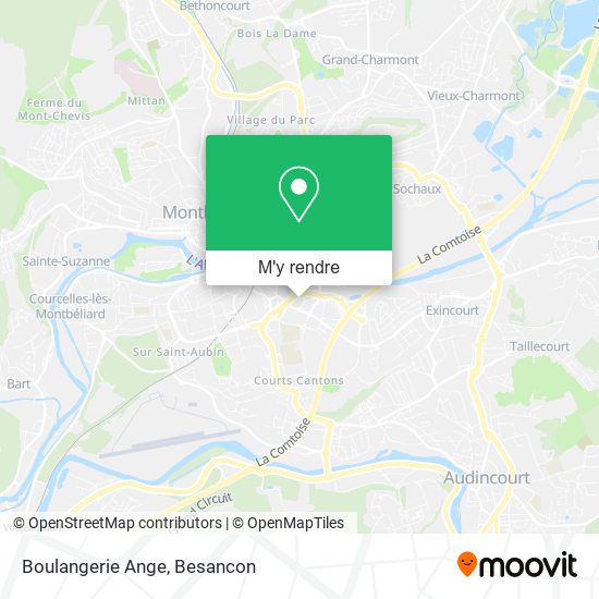 Boulangerie Ange plan