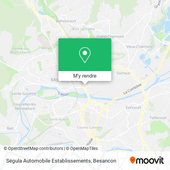 Ségula Automobile Establissements plan