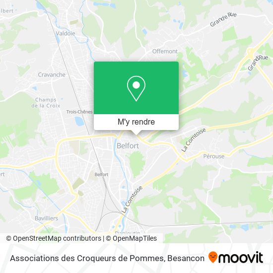 Associations des Croqueurs de Pommes plan