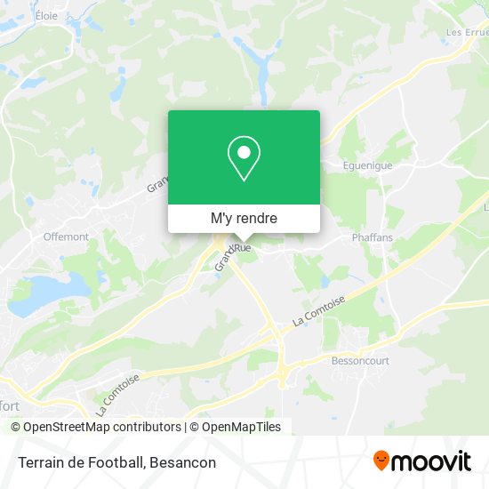 Terrain de Football plan