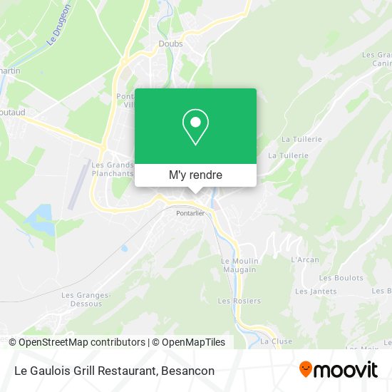 Le Gaulois Grill Restaurant plan