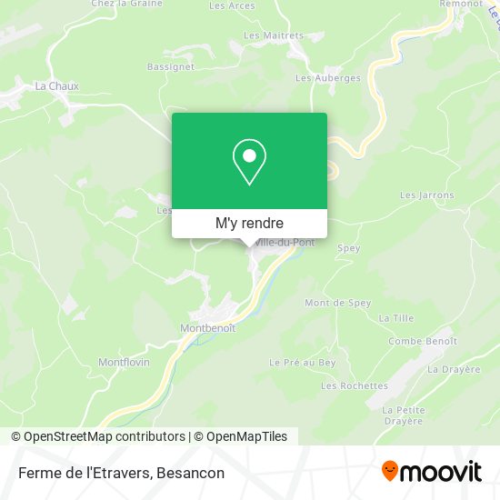 Ferme de l'Etravers plan