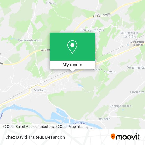 Chez David Traiteur plan