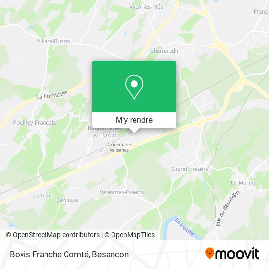 Bovis Franche Comté plan