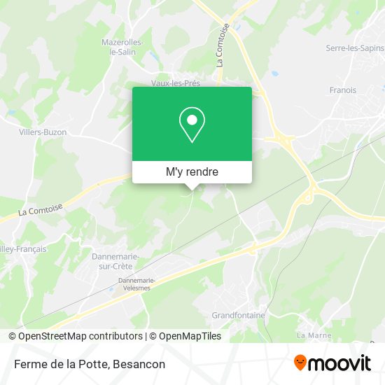 Ferme de la Potte plan