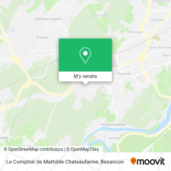 Le Comptoir de Mathilde Chateaufarine plan