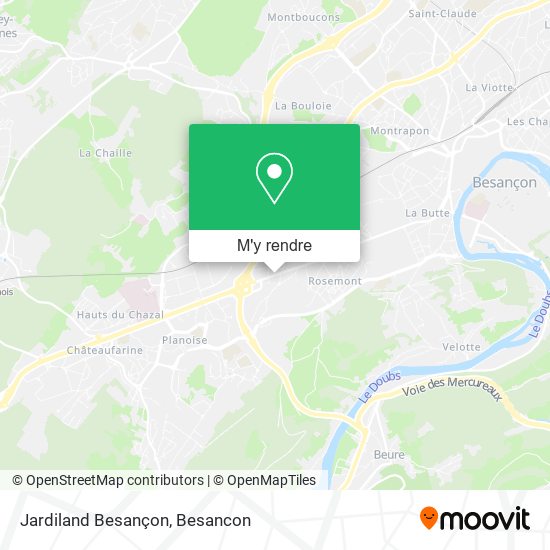 Jardiland Besançon plan