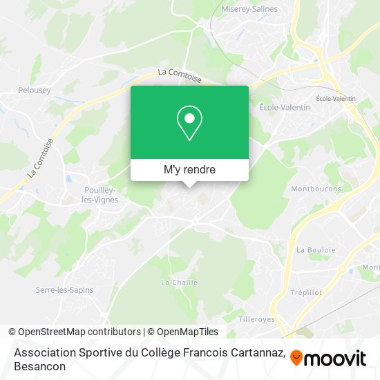 Association Sportive du Collège Francois Cartannaz plan