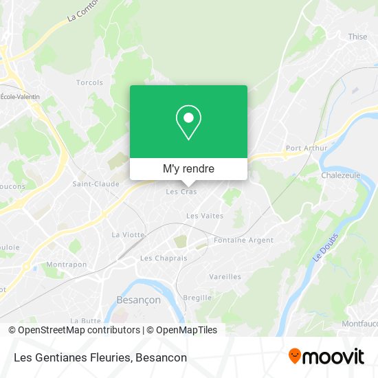Les Gentianes Fleuries plan