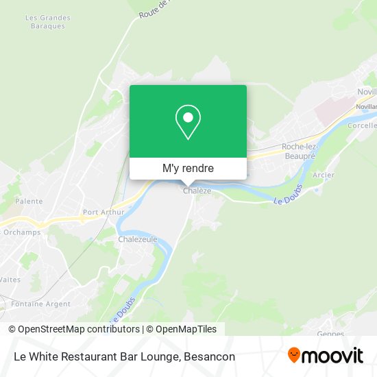 Le White Restaurant Bar Lounge plan