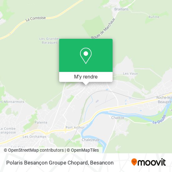 Polaris Besançon Groupe Chopard plan