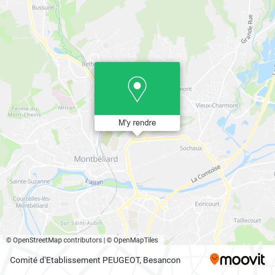 Comité d'Etablissement PEUGEOT plan