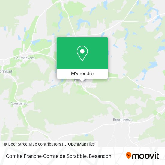 Comite Franche-Comte de Scrabble plan