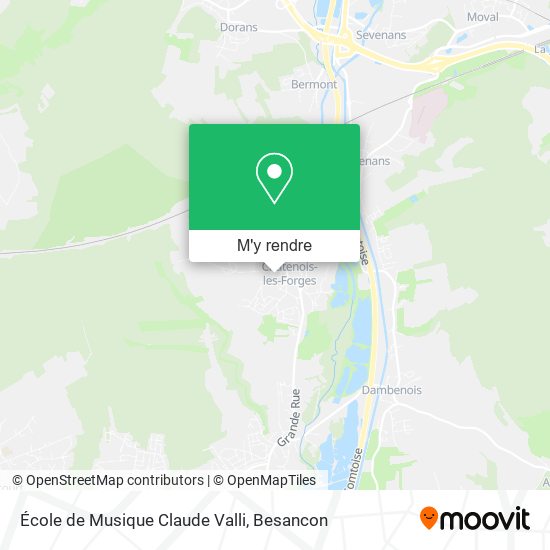 École de Musique Claude Valli plan