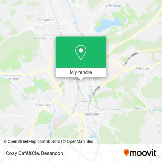 Cosy Café&Cie plan