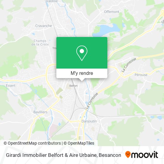 Girardi Immobilier Belfort & Aire Urbaine plan