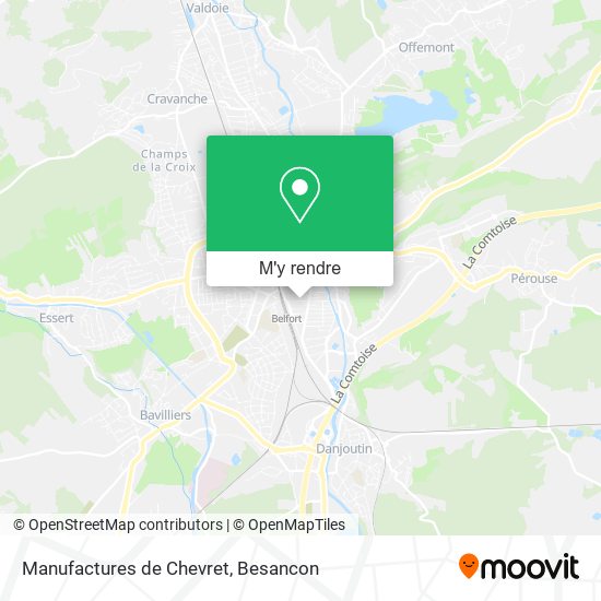 Manufactures de Chevret plan