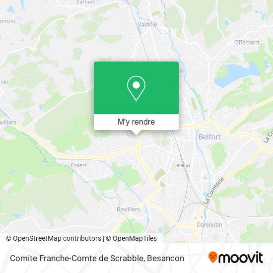 Comite Franche-Comte de Scrabble plan
