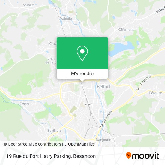 19 Rue du Fort Hatry Parking plan
