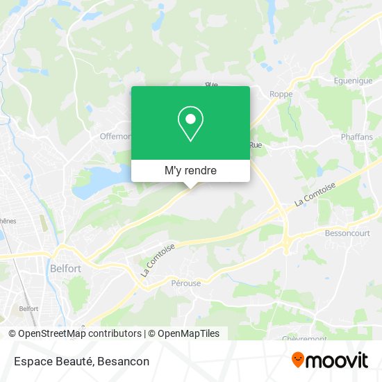 Espace Beauté plan