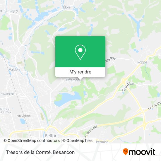 Trésors de la Comté plan