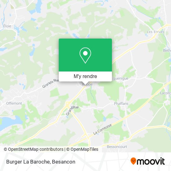 Burger La Baroche plan
