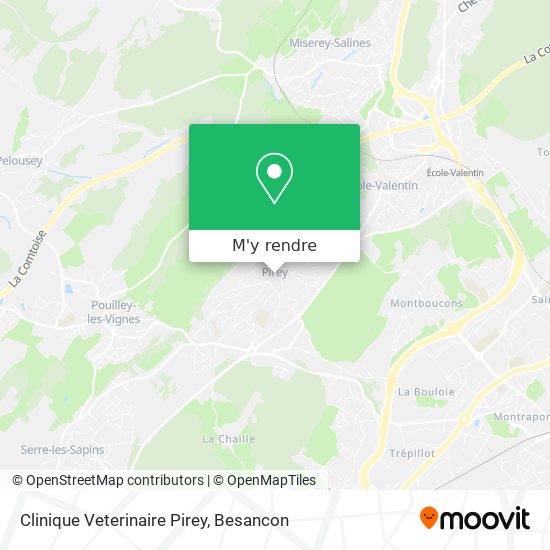 Clinique Veterinaire Pirey plan
