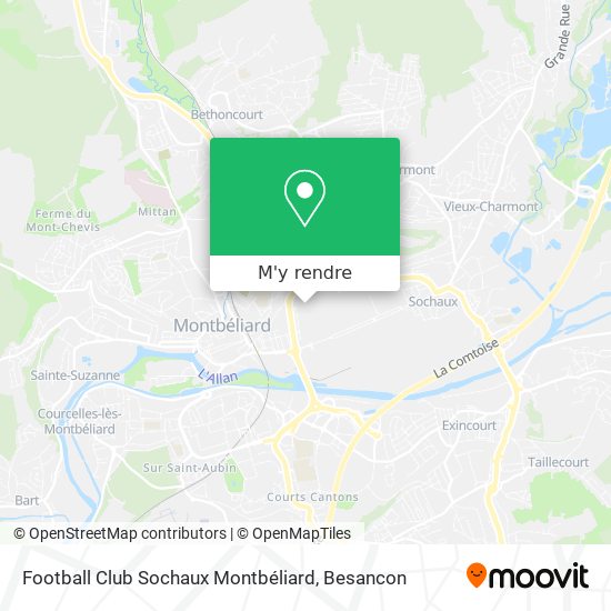 Football Club Sochaux Montbéliard plan