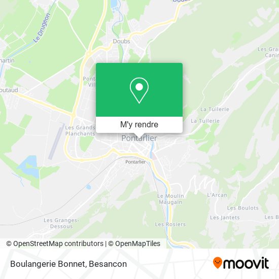 Boulangerie Bonnet plan