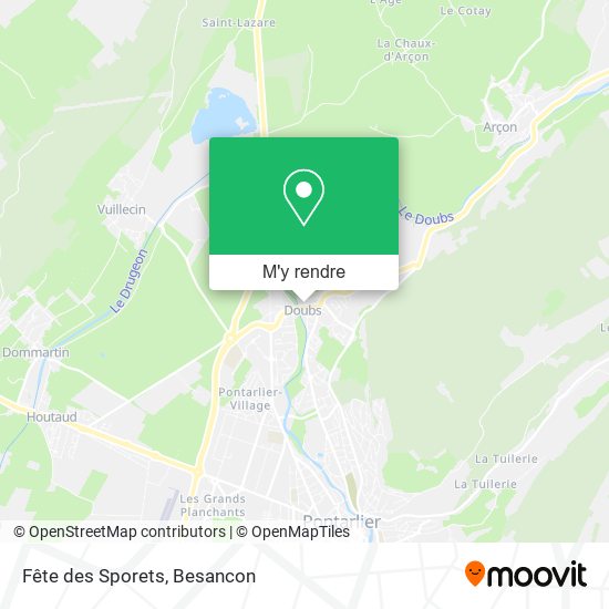 Fête des Sporets plan