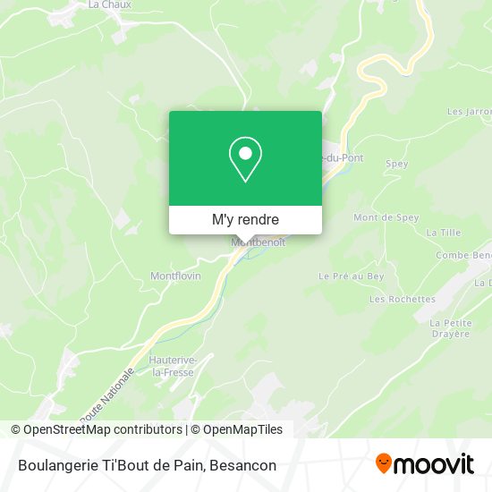 Boulangerie Ti'Bout de Pain plan