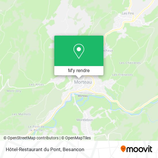 Hôtel-Restaurant du Pont plan