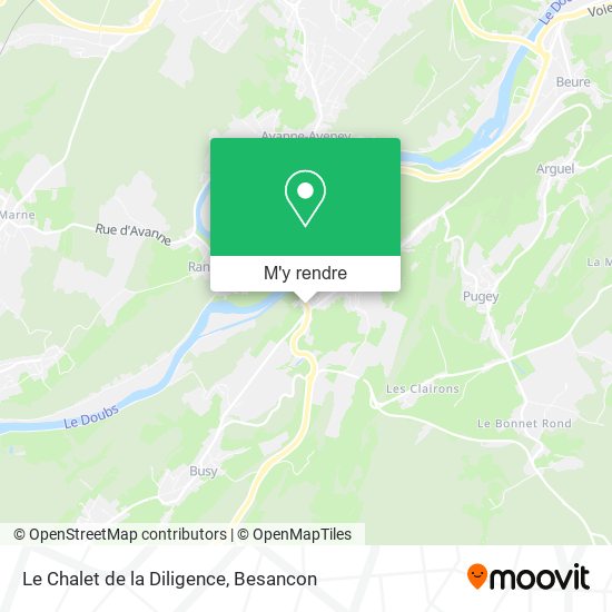 Le Chalet de la Diligence plan