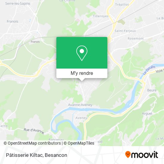 Pâtisserie Kiltac plan