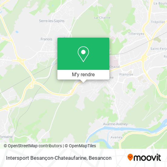 Intersport Besançon-Chateaufarine plan
