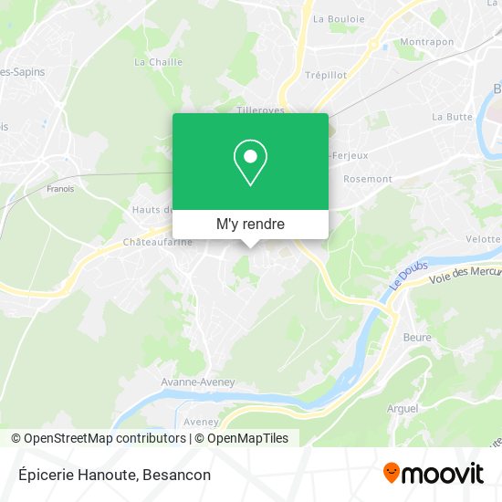 Épicerie Hanoute plan