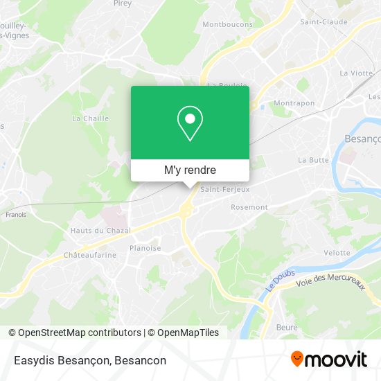 Easydis Besançon plan