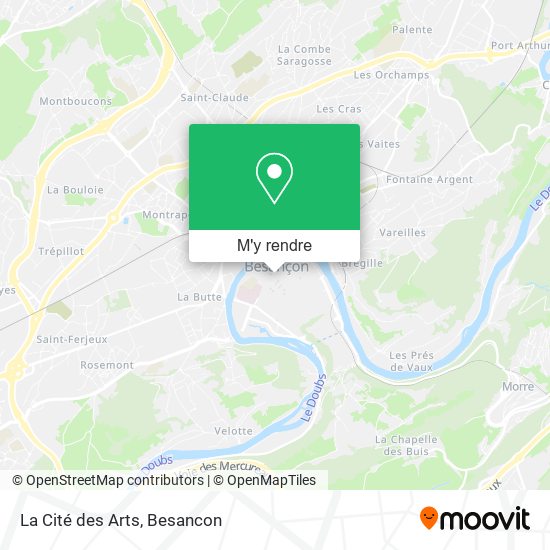 La Cité des Arts plan