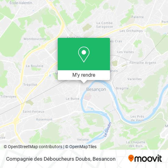 Compagnie des Déboucheurs Doubs plan