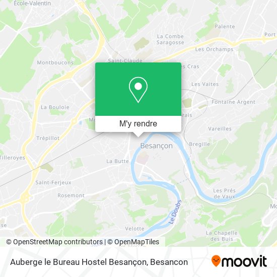 Auberge le Bureau Hostel Besançon plan