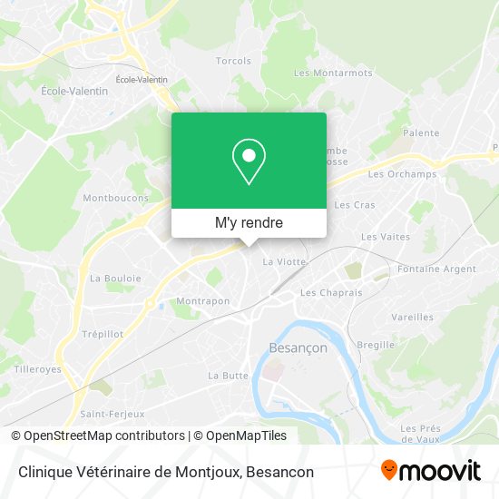 Clinique Vétérinaire de Montjoux plan