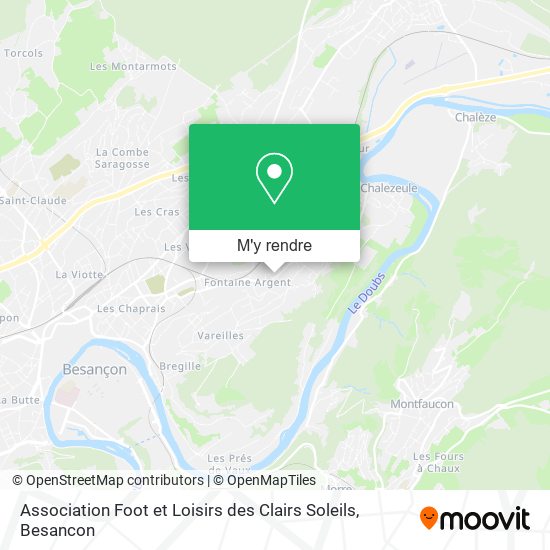 Association Foot et Loisirs des Clairs Soleils plan